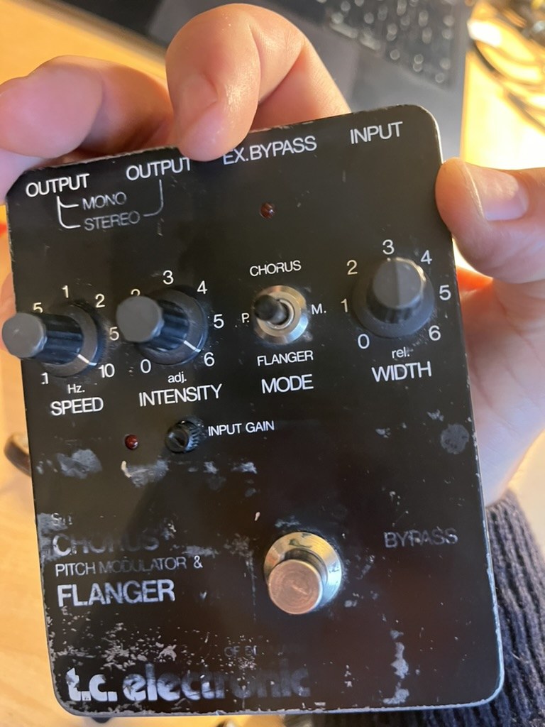 TC Electronic SCF — top panel of the 1980s original